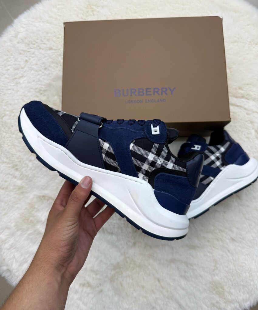 Burberry Blue Sneakers - Afbeelding 2