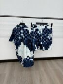 Louis Vuitton Zomerset Blokjes Blauw