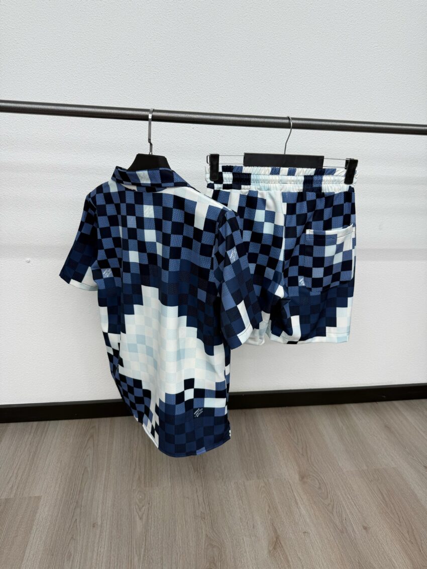 Louis Vuitton Zomerset Blokjes Blauw - Afbeelding 2
