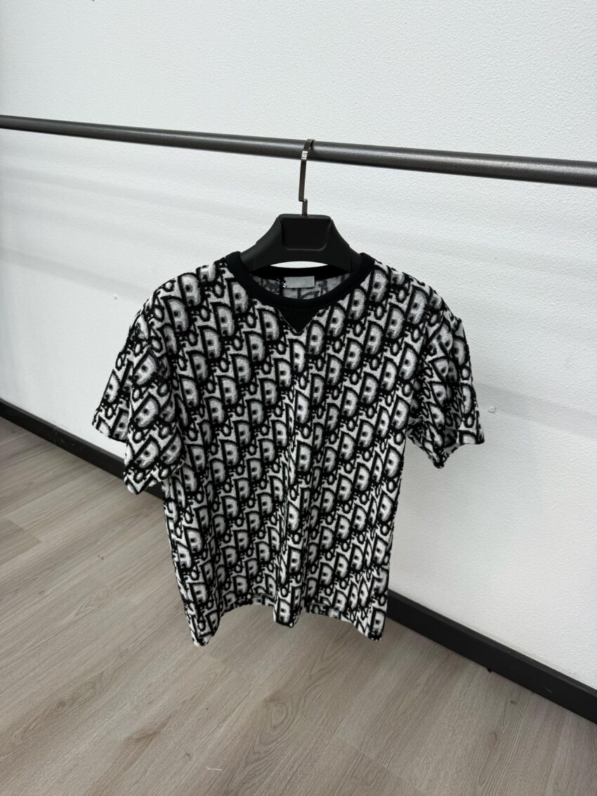 Christian Dior Big Oblique T-Shirt Black