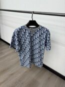 Christian Dior Big Oblique T-Shirt Blue