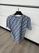 Christian Dior Big Oblique T-Shirt Blue