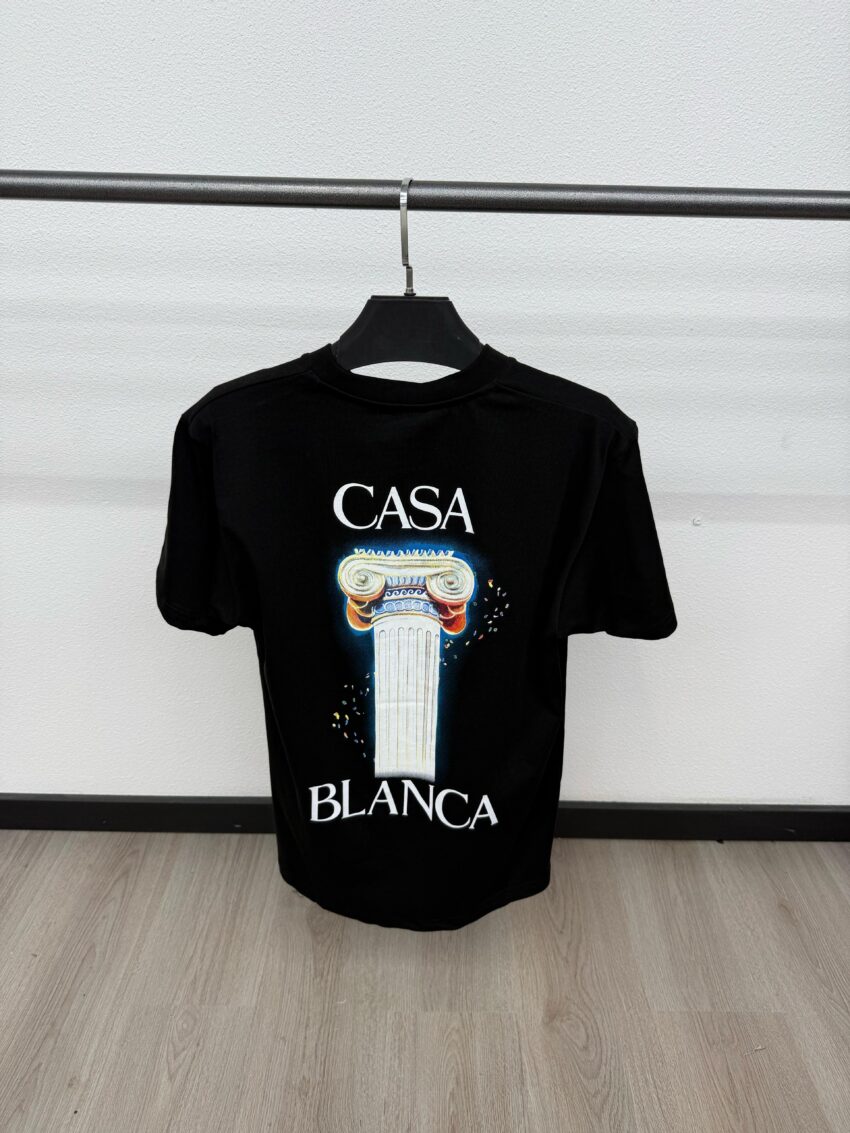 Casablanca Paal Black T-Shirt - Afbeelding 2