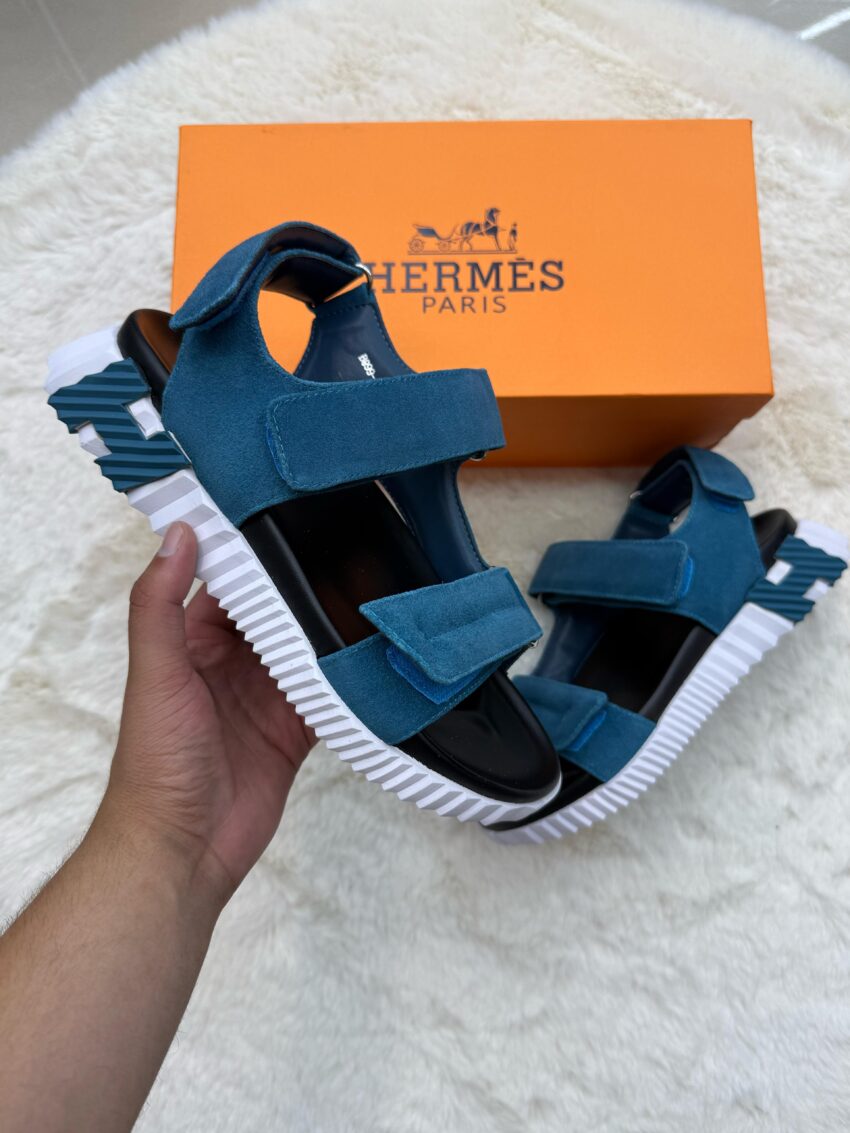 Hermes Blue Sandals