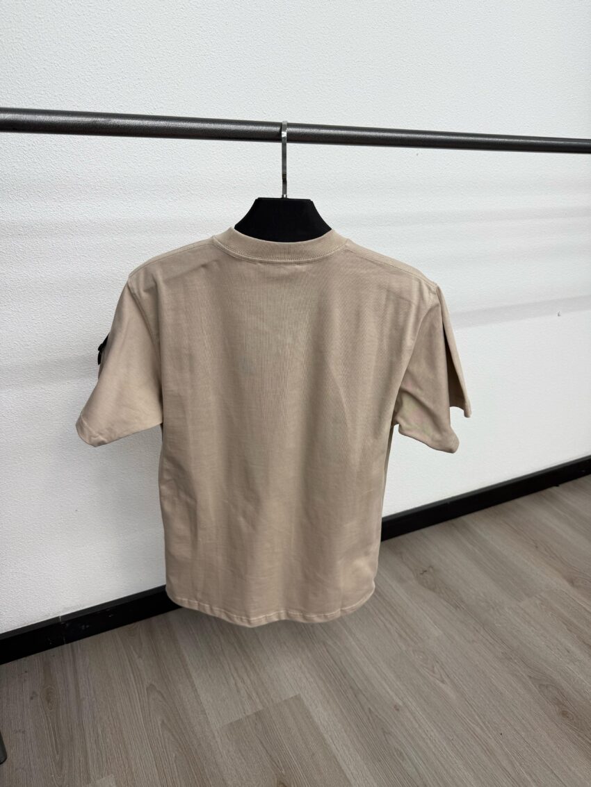 Stone Island Arm Logo T-Shirt Beige - Afbeelding 2