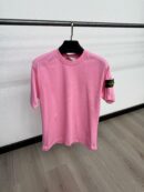 Stone Island Arm Logo T-Shirt Roze