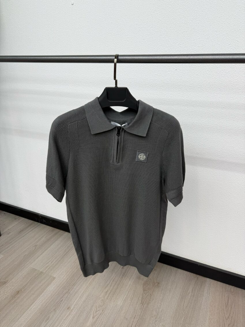 Stone Island Polo Antraciet Grey