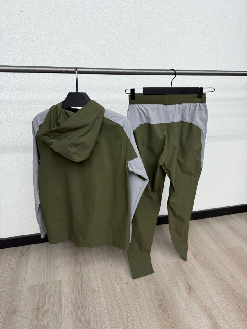 Under Armour Trainingspak Green Grey Sides - Afbeelding 2