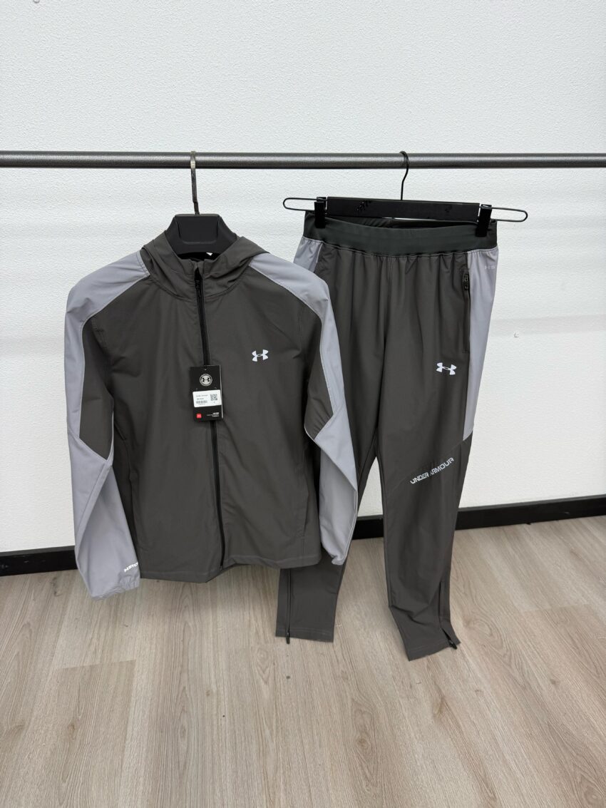 Under Armour Trainingspak Antraciet , Grey Sides
