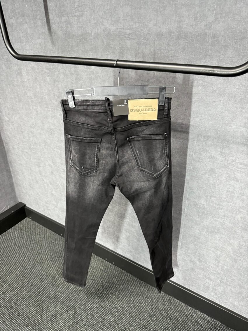Dsquared2 Black Jeans Beige Label - Afbeelding 3