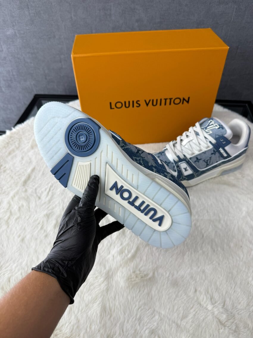 Louis Vuitton Runners Blue Monogram - Afbeelding 6