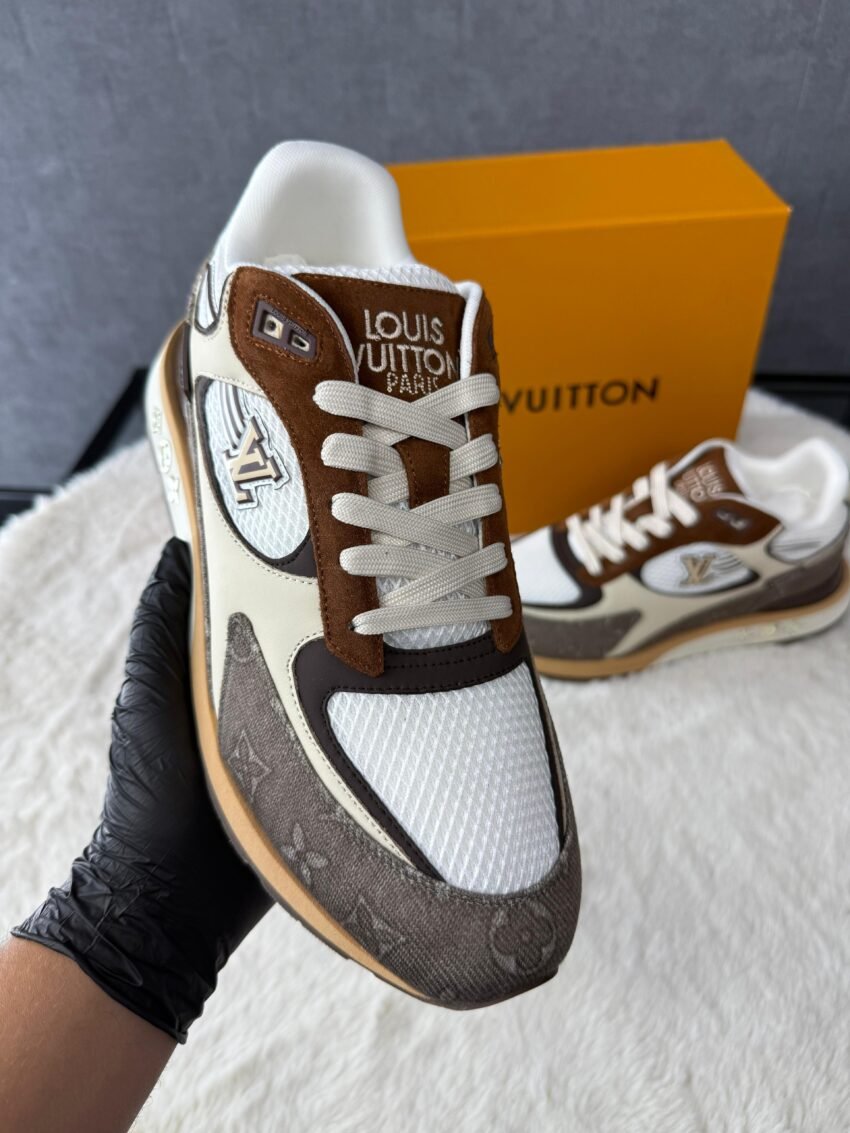 Louis Vuitton Run Away Sneakers Brown - Afbeelding 3