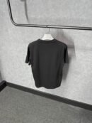 Moncler Black T-Shirt Yellow Logo Text