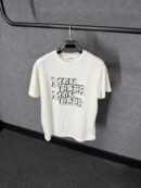 Moncler White T-Shirt Logo Big Text