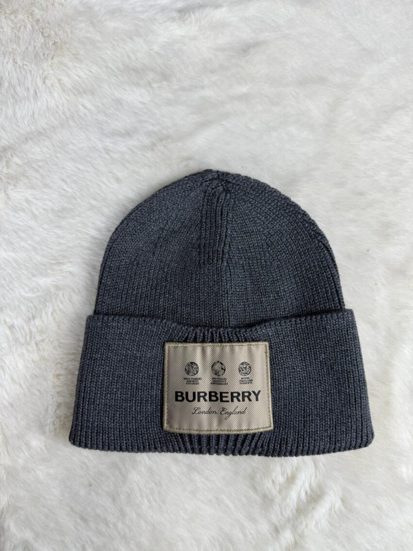 Burberry Muts Donkergrijs