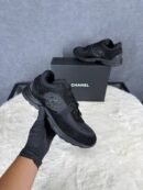 Chanel Sneakers Black on Black