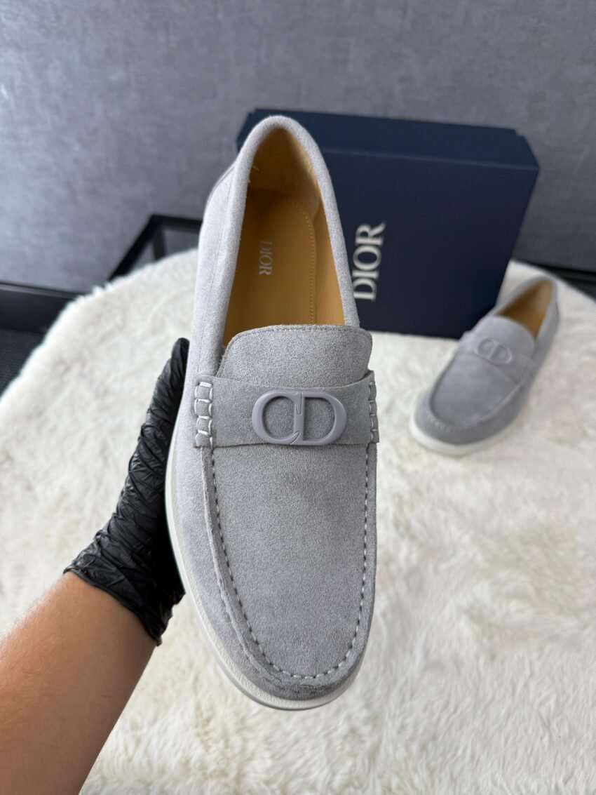 Christian Dior Grey CD Instappers - Afbeelding 2