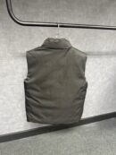 Prada Grey Puffer Full Zipper Quilted Jacket DUBBELZIJDIG