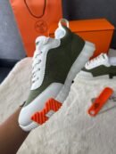 Hermes Bouncing Sneakers Green White