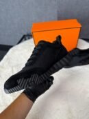 Hermes Bouncing Sneakers Black on Black Ribbels