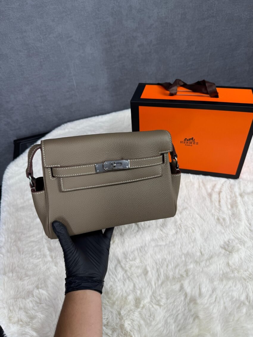 Hermes Kelly Messenger Bag Beige High Quality #xadv