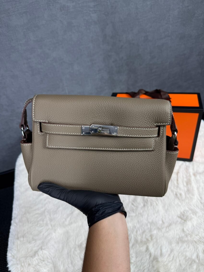 Hermes Kelly Messenger Bag Beige High Quality #xadv - Afbeelding 2