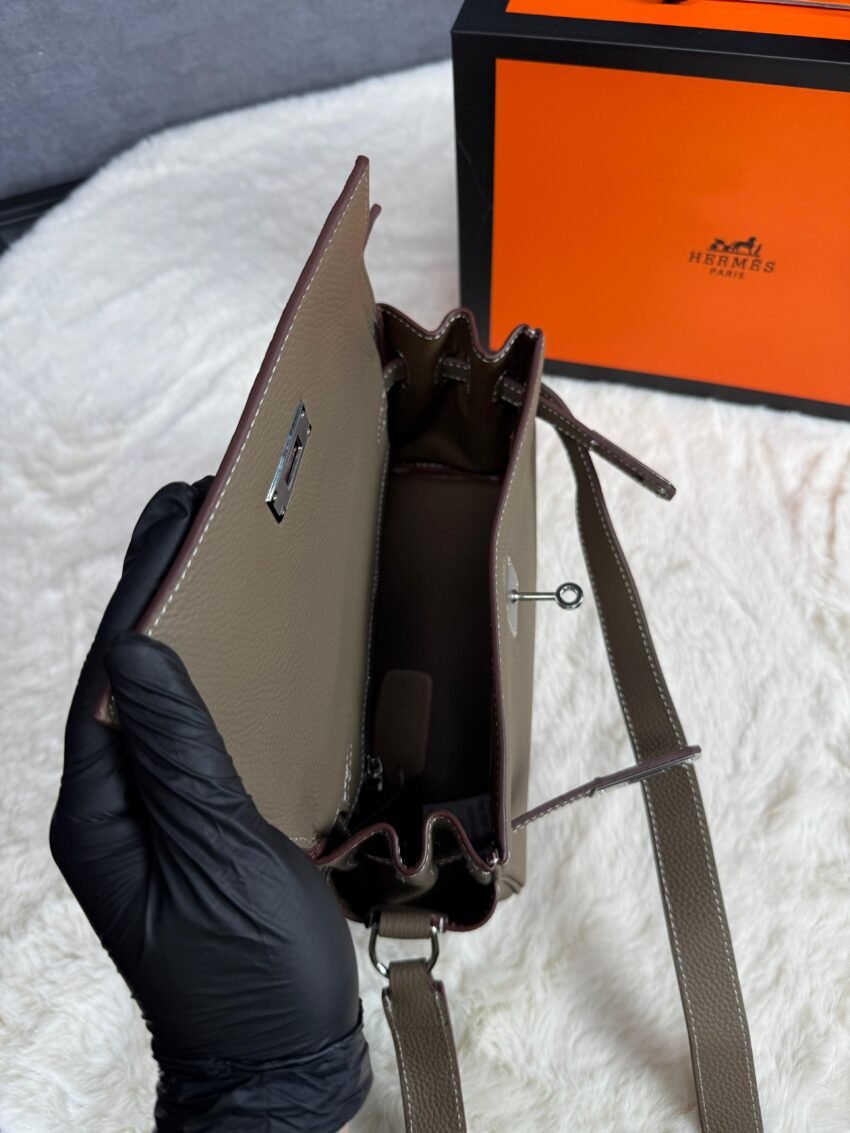 Hermes Kelly Messenger Bag Beige High Quality #xadv - Afbeelding 6