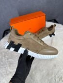 Hermes Bouncing Sneakers Brown Suede / Leather #xadv