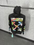 Off-White Black Hoody Orange Logo