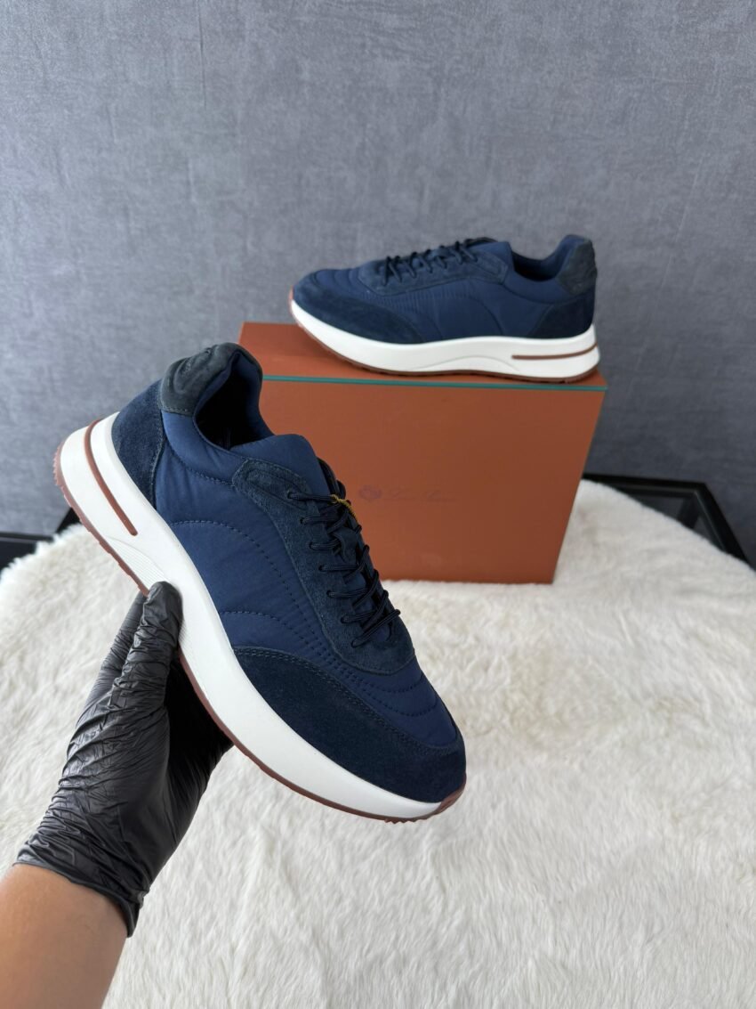 Loro Piana Walk-in Sneakers Blue Suede #xadv
