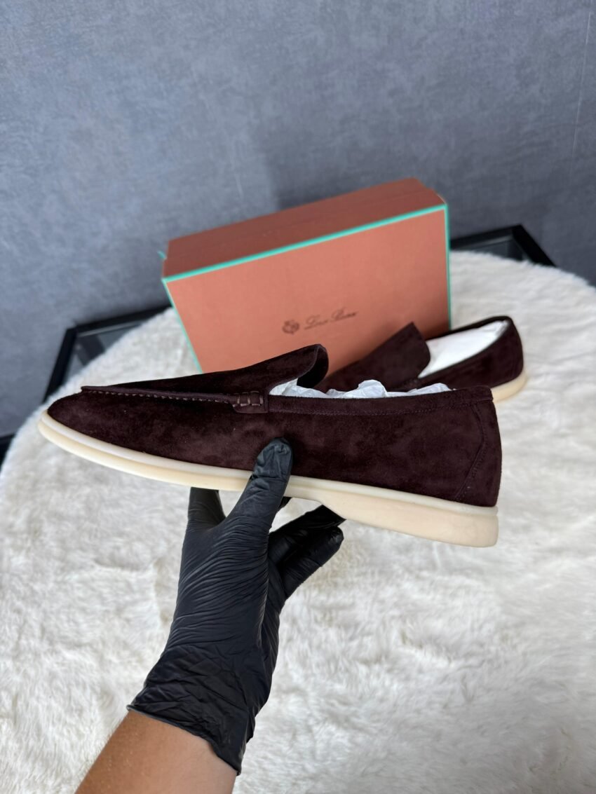 Loro Piana Bordeaux Instappers - Afbeelding 4