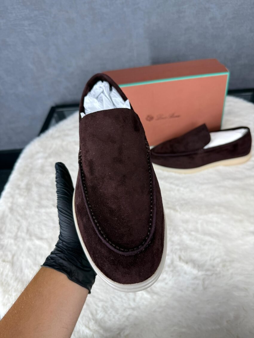 Loro Piana Bordeaux Instappers - Afbeelding 6