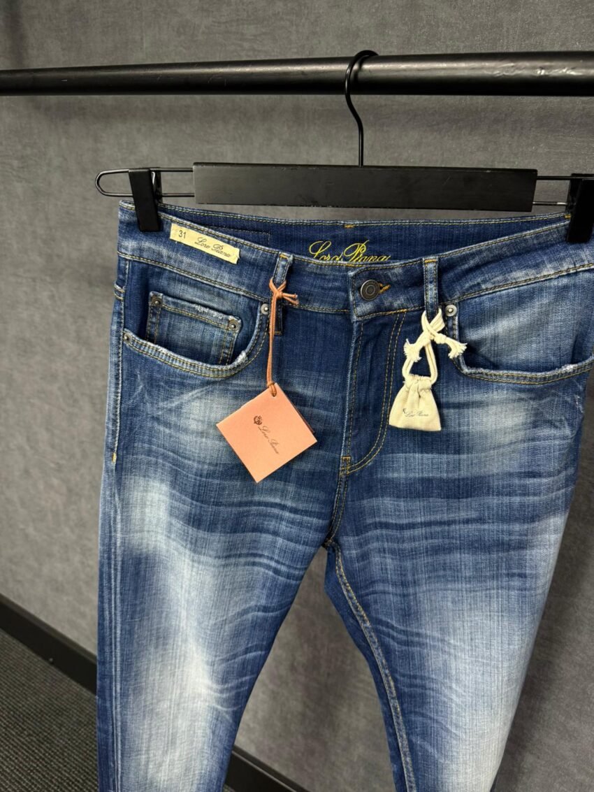 Loro Piana Light Blue Jeans Orange Label - Afbeelding 2