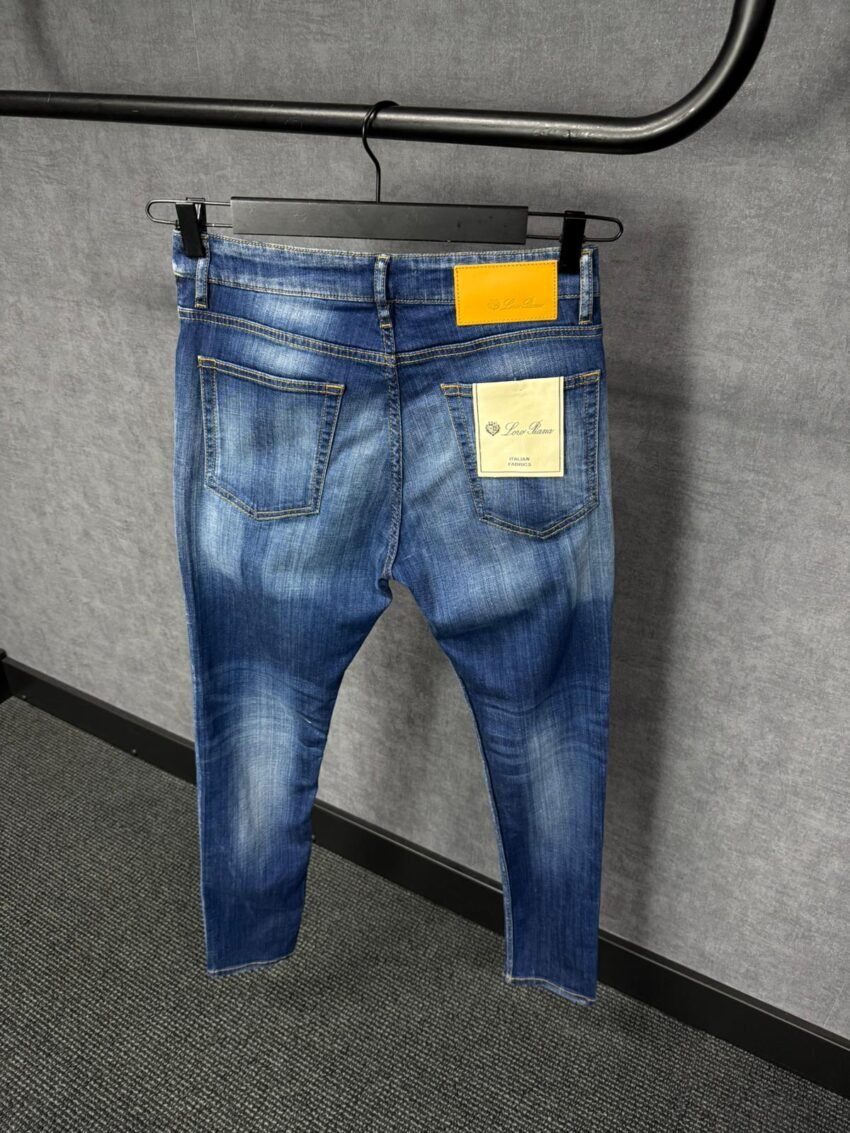 Loro Piana Light Blue Jeans Orange Label - Afbeelding 3