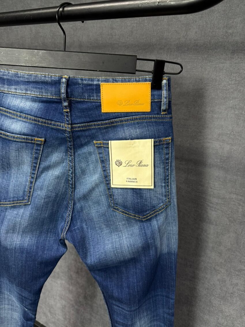 Loro Piana Light Blue Jeans Orange Label - Afbeelding 4