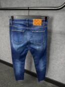 Louis Vuitton Blue Jeans Blokjes Brown Label