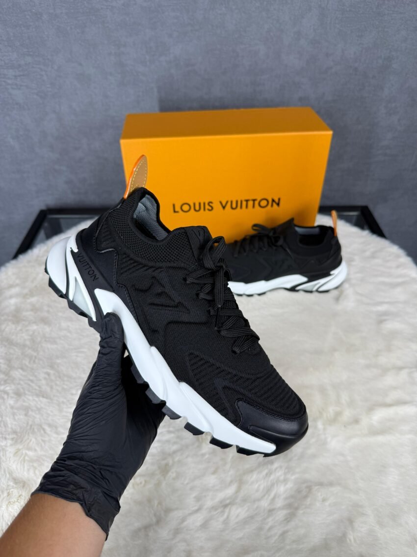 Louis Vuitton Tatic Black White Sneakers (NFC)