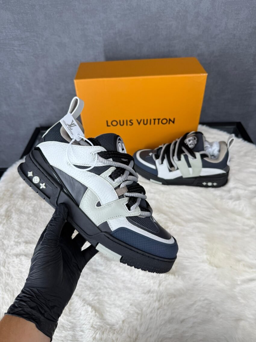 Louis Vuitton Skate Runner Blue Grey White