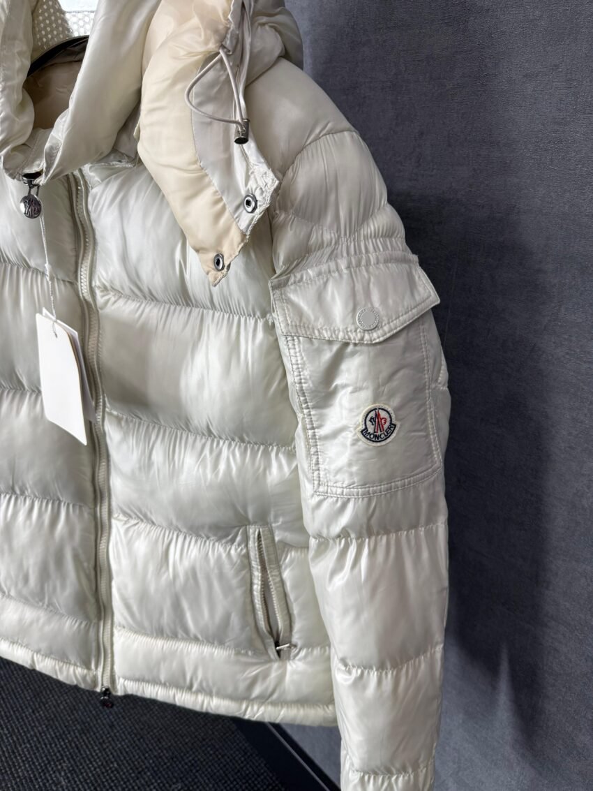 Moncler Maya Beige Winter Jacket + NFC LOGO - Afbeelding 2
