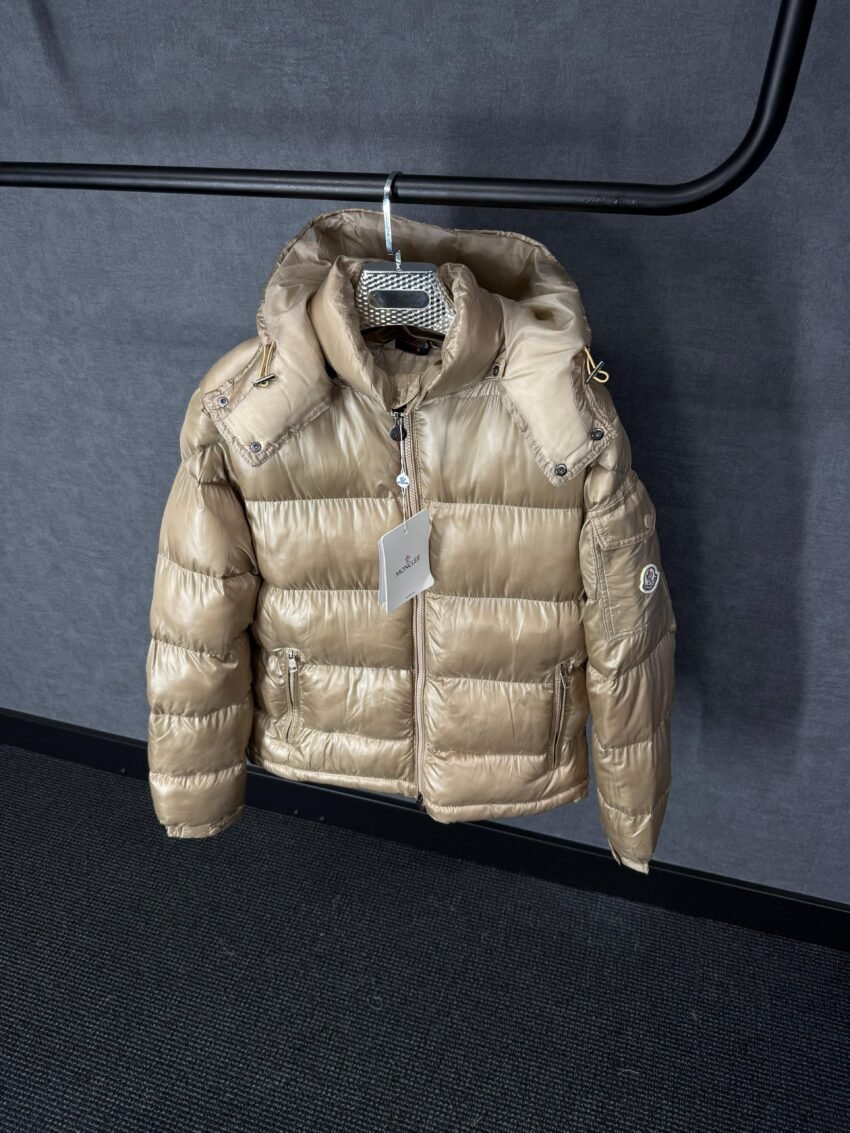 Moncler Maya Brown Winter Jacket + NFC LOGO