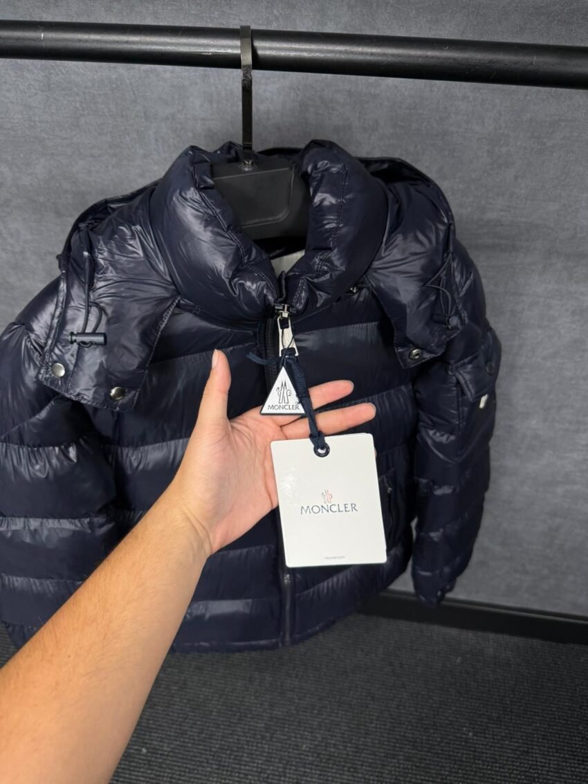 Moncler Maya Dark Blue Winter Jacket + NFC LOGO - Afbeelding 4