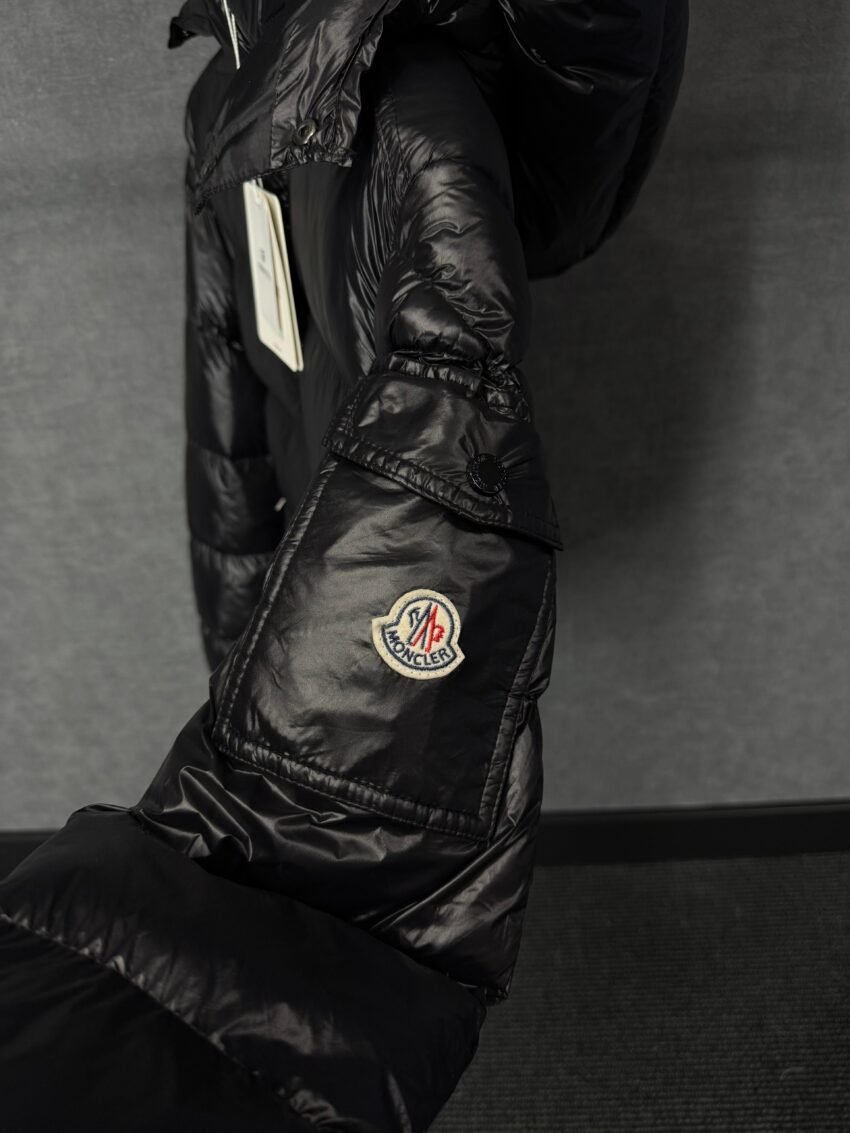 Moncler Maya Black Winter Jacket + NFC LOGO - Afbeelding 5