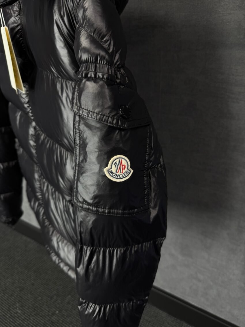 Moncler Maya Black Winter Jacket + NFC LOGO - Afbeelding 3