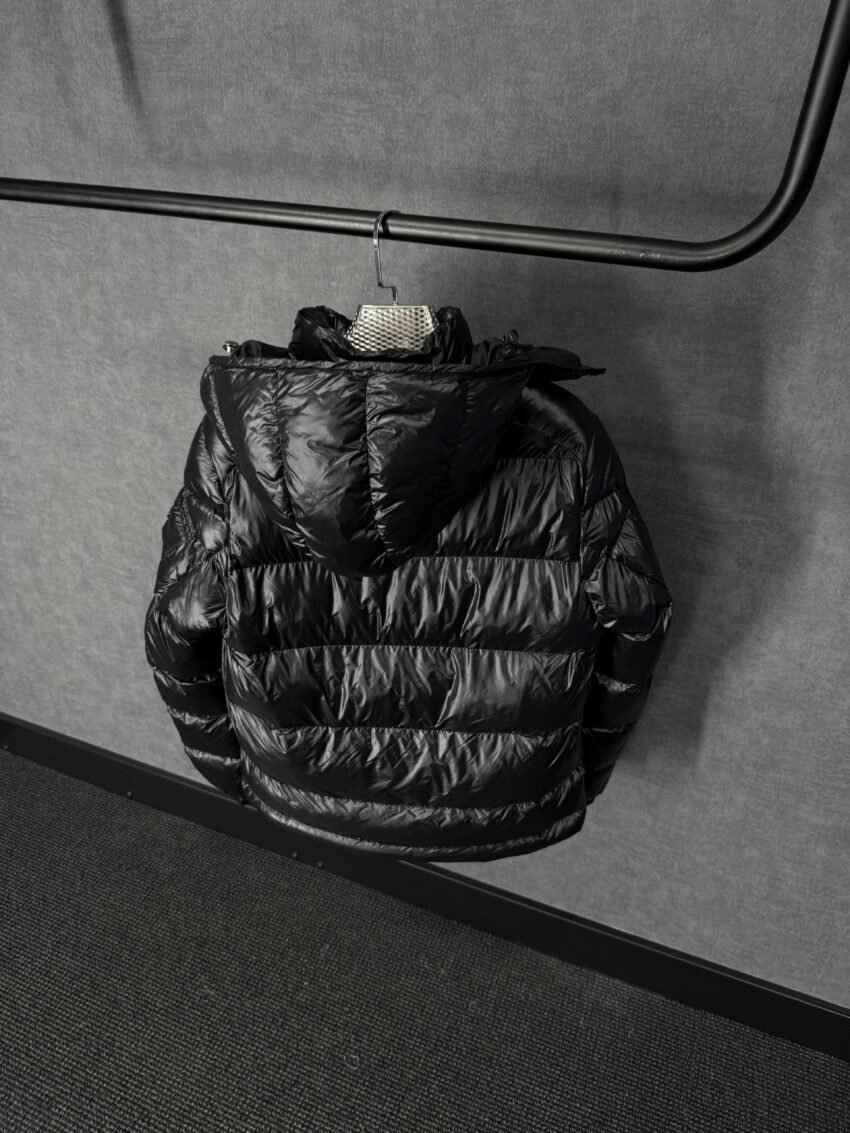 Moncler Maya Black Winter Jacket + NFC LOGO - Afbeelding 4