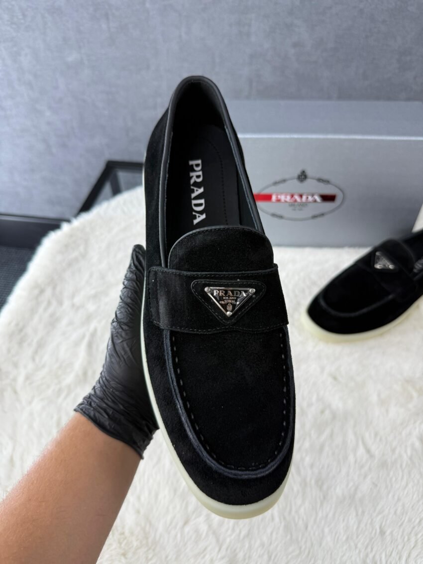Prada Black Instappers - Afbeelding 3