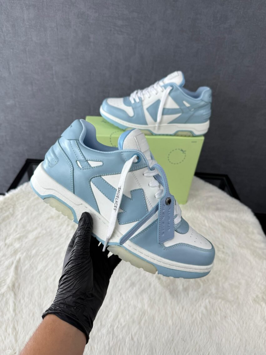 Off-White Light Blue Sneakers