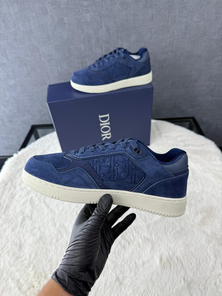 Christian Dior B27 Blue Suede #xadv - Afbeelding 4