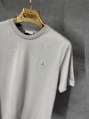 Moncler Grey T-Shirt Simpel Logo