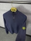Stone Island Trui, Met Rits Blauw