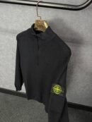 Stone Island Trui, Met Rits Zwart